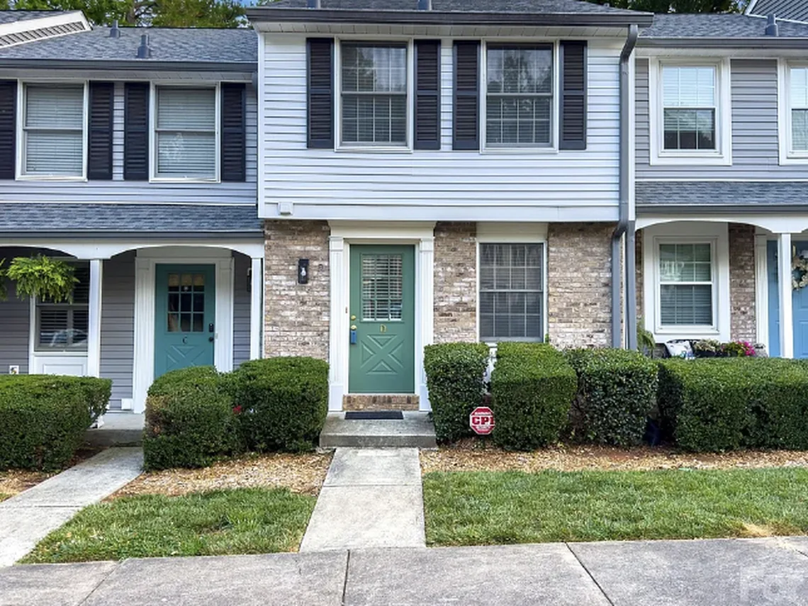 Exterior of the townhome at 1231 Scaleybark Road in Charlotte, NC.
